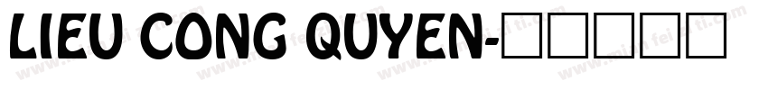 lieu cong quyen字体转换